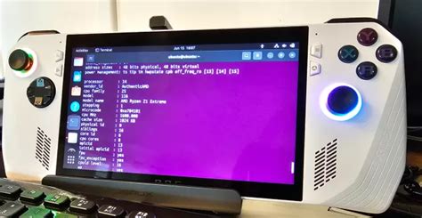 Running Linux On The Asus Rog Ally Gaming Handheld Phoronix