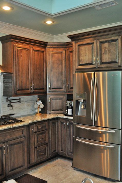 Pecan Kitchen Cabinets Kitchen Kitchen Cabinets Home Decor