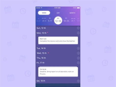 Student Planner App by Cleveroad on Dribbble