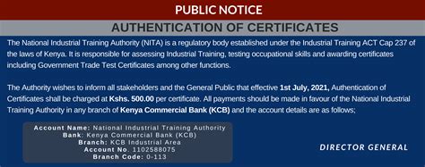 The National Industrial Training Authority Nita