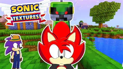 El Texture Pack Oficial De Sonic En Minecraft Es Increible Youtube