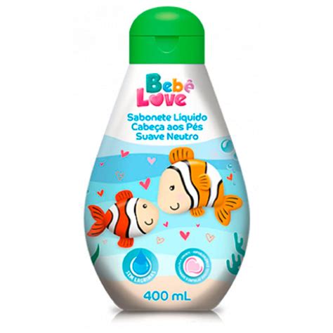Sabonete Cabeca Aos Pes Bebe - Sabonete Líquido Bebê Love Cabeça Aos Pés 400ml - Lojas Rede