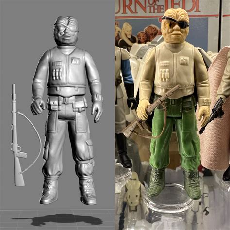 Archivo STL VINTAGE STAR WARS KENNER PRUNE FACE ACTION FIGUREModelo