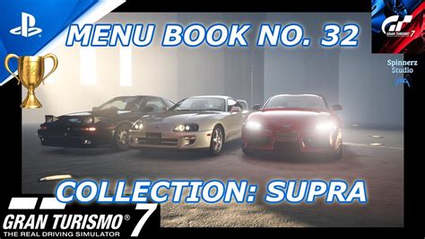 Gran Turismo Cafe Menu Book No Collection Supra Gt Book No