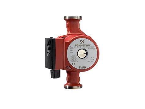 Grundfos UPS N Ph Three Speed Stainless Steel Hot Water Circulator Pump From Reece