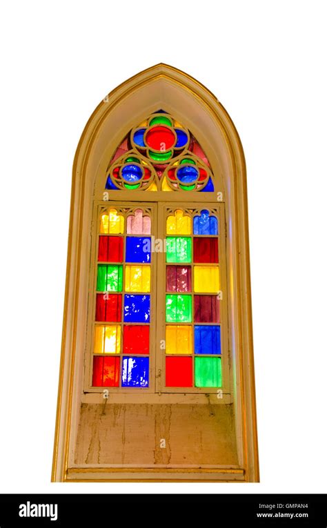 Stained Glass Windows Stock Photo Alamy