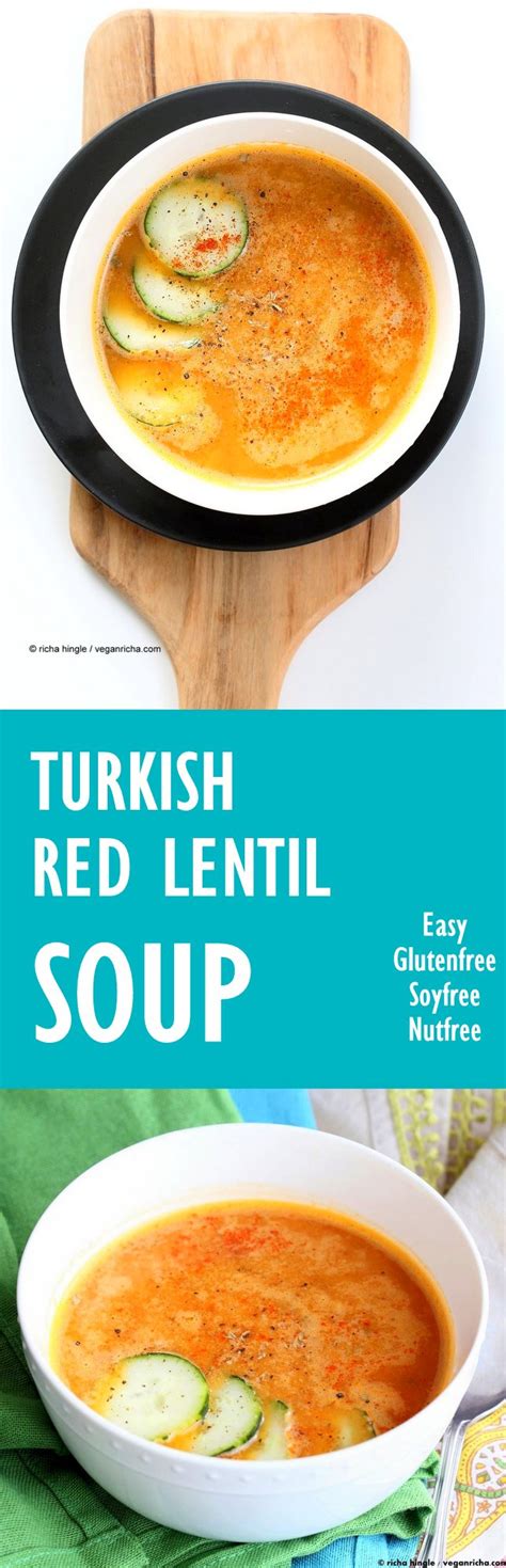 Turkish Red Lentil Soup - Vegan Richa