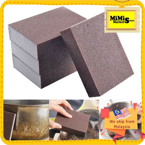 Pcs Nano Diamond Emery Sponge Descaling Cleaning Sponge Bottom Rust