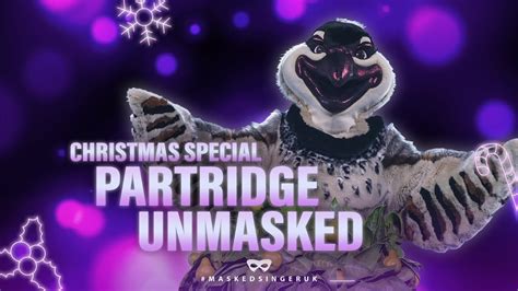 PARTRIDGE Unmasked Performance The Masked Singer Christmas Special