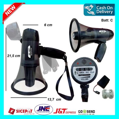 Jual EALSEM ES 48T Megaphone Seperti Pengeras Suara MODEL TRANSPARAN