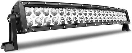 Amazon Turbosii Inch W Curved Led Light Bar Spot Flood