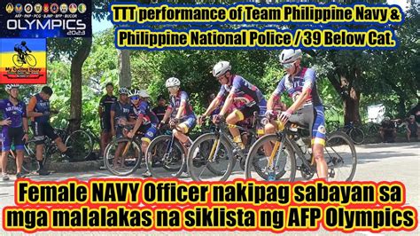 Female NAVY Officer Nakipag Sabayan Sa Mga Malalakas Na Siklista Ng AFP