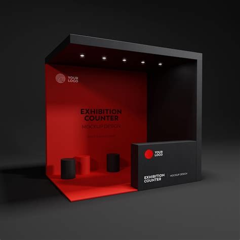 Premium PSD | Exhibition booth mockup