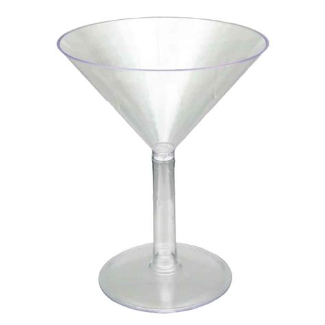 9 Giant Lightweight Plastic Martini Glass Bar And Food Theme Party Supplies