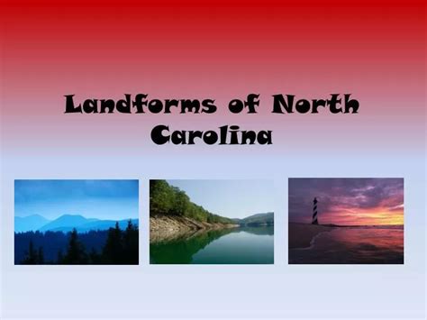 PPT - Landforms of North Carolina PowerPoint Presentation, free ...