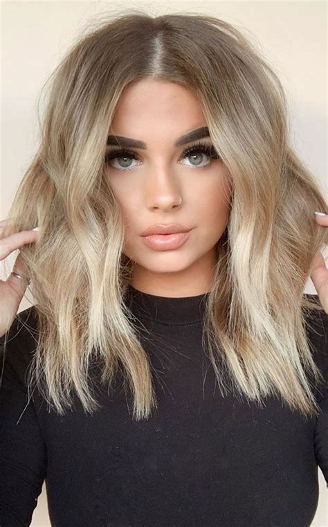 10 The Best Blonde Hairstyles And Hair Colours Lob Hairstyle