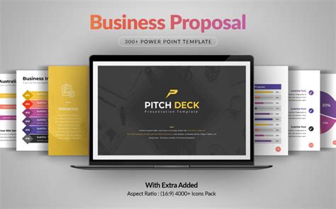 Pitch Deck Powerpoint Pr Sentation Templatemonster