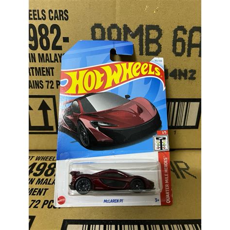 LeHuong Diecast Hot wheels Chính Hãng mẫu xe McLAREN P1 Đỏ Case 2024 Shopee Việt Nam