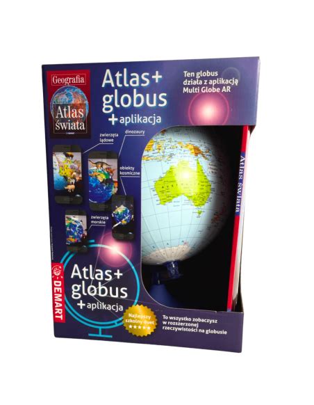 Globus Geograficzny Atlas Świata Aplikacja