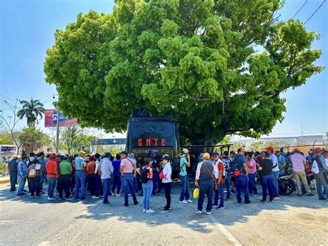 Maestros De La Cnte En Chiapas Se Suman Al Paro Nacional Con Megamarcha