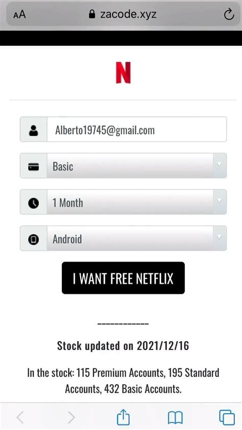 Free Netflix Accounts And Passwords Premium Account Artofit