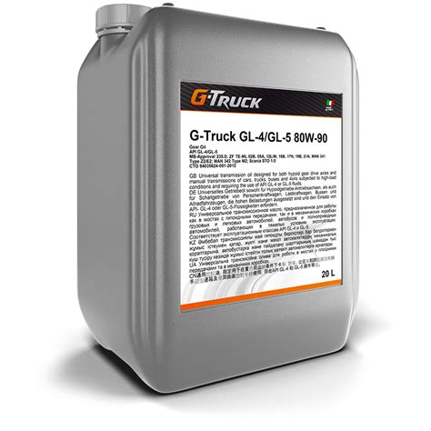 G-Truck GL-4/GL-5 80W-90 - Интернет-магазин масел и СОЖ Тритон