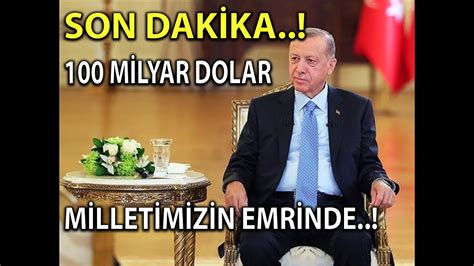 Sondakika M Lyar Dolar M Llet M Z N Emr Nde Youtube