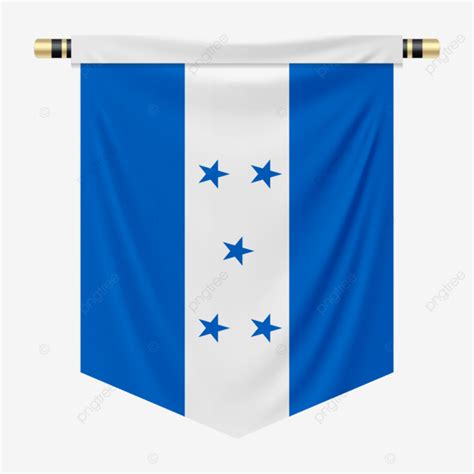 Pennant With The National Flag Of Honduras National Flag Honduras