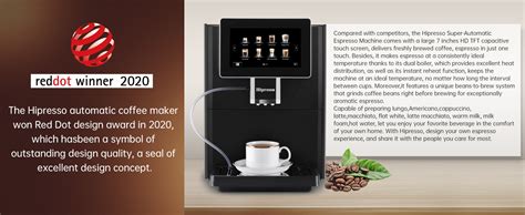 Amazon Hipresso Super Automatic Espresso Coffee Machine With Large