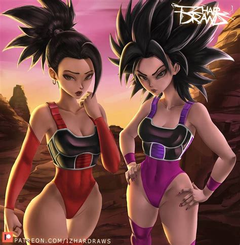 Dragon Ball Super Kale And Caulifla Variant 1 By IzharDraws