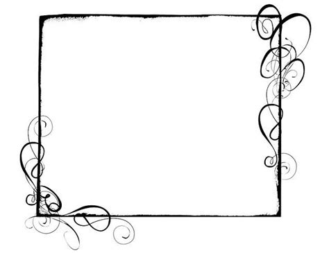 Free Black Swirl Border, Download Free Black Swirl Border png images ...