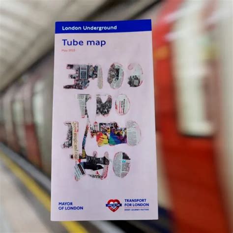 X London Underground Tube Map May Current Edition Tfl Elizabeth