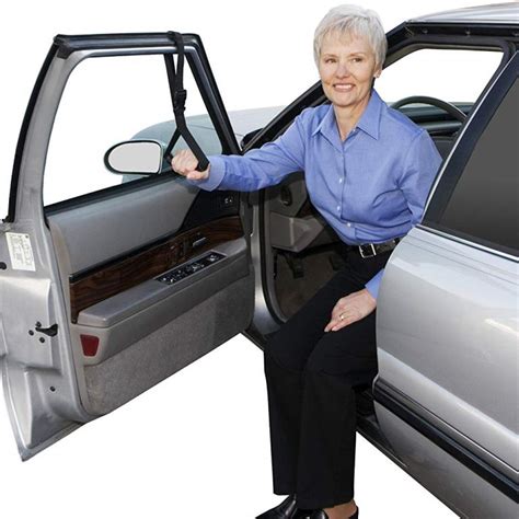 Car Caddie by Standers : door strap with handle grip car mobility aid