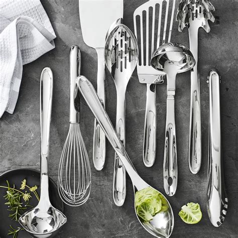 All Clad Precision Stainless Steel Utensil Set Williams Sonoma CA