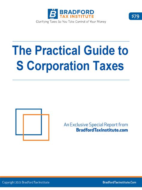 The Practical Guide To S Corporation Taxes Lifetime Paradigm