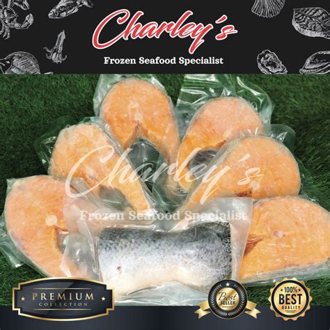 Premium Atlantic King Salmon Steak Kg Pcs Included Tails