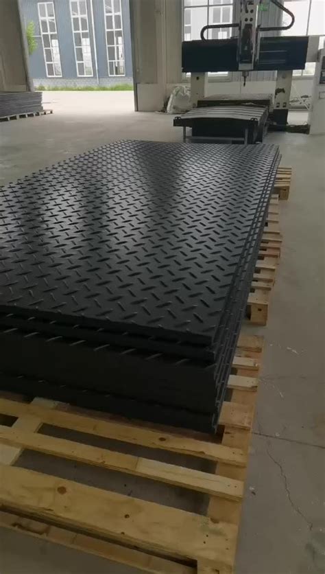 Uhmwpe Temporary Grounding Access Hdpe Ground Protection Mats X Road