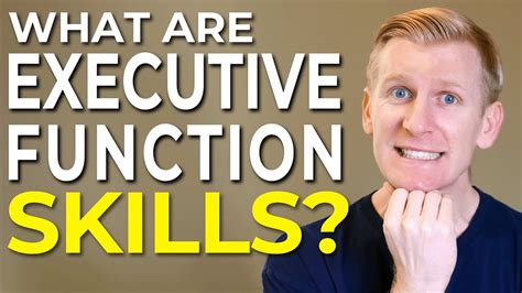 What Are Executive Function Skills Sean Mccormick Youtube