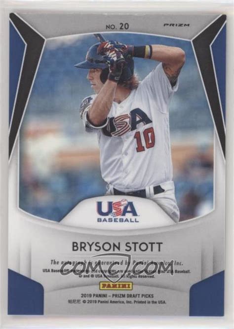 2019 Panini Prizm Draft Picks - Autographs #20 - Bryson Stott