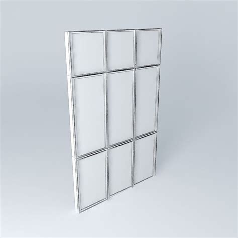 3 Layer Window Free 3d Model Cgtrader