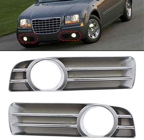 Amazon Chrome Front Bumper Fog Light Driving Lamp Trim Cover For