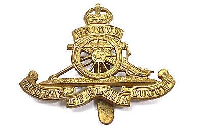 Ww Royal Field Ubique Quo Fas Et Gloria Ducunt Cap Badge Military