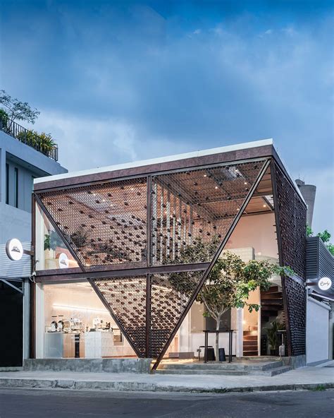 The Facade Of This Cafe Holds Recycled Beer Bottles