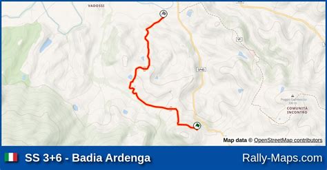 SS 3 6 Badia Ardenga Stage Map Rally Del Brunello Storico 2022 CIR