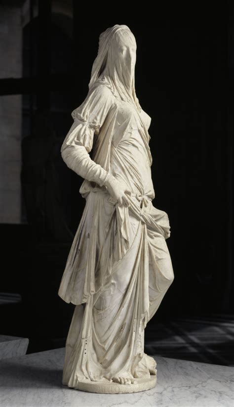 Antonio Corradini Femme Voilée Figure Allégorique De La Foi