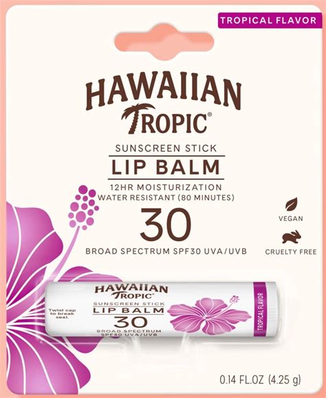 Hawaiian Tropic Hawaiian Tropic Lip Balm Spf Tropical Oz