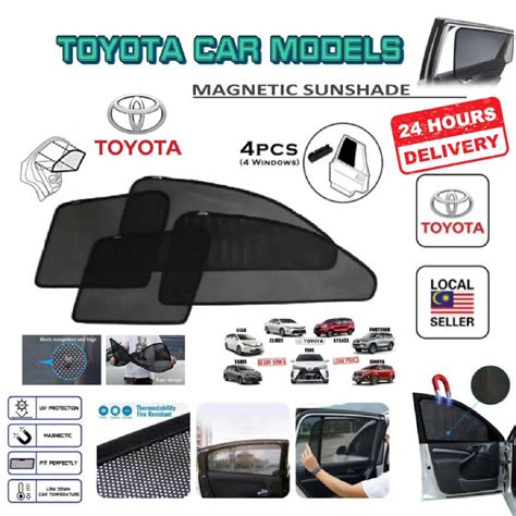 Magnetic Toyota Vios Cross Altis Camry Avanza Fortuner Yaris Hilux