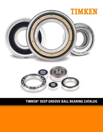 Timken Ball Bearings Catalog Timken Pdf Catalogs Technical