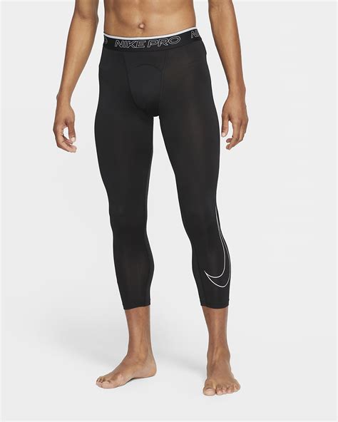 Nike Pro Dri Fit Mens 3 4 Tights