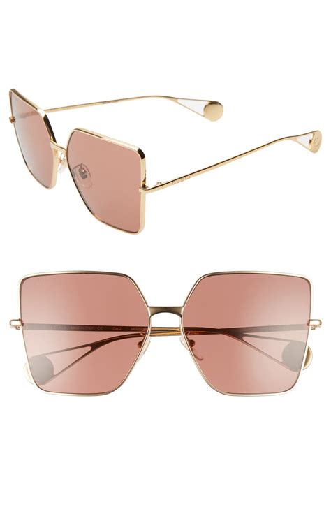 Gucci 61mm Square Sunglasses Nordstrom